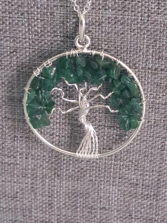 Aventurine Tree of Life Necklace