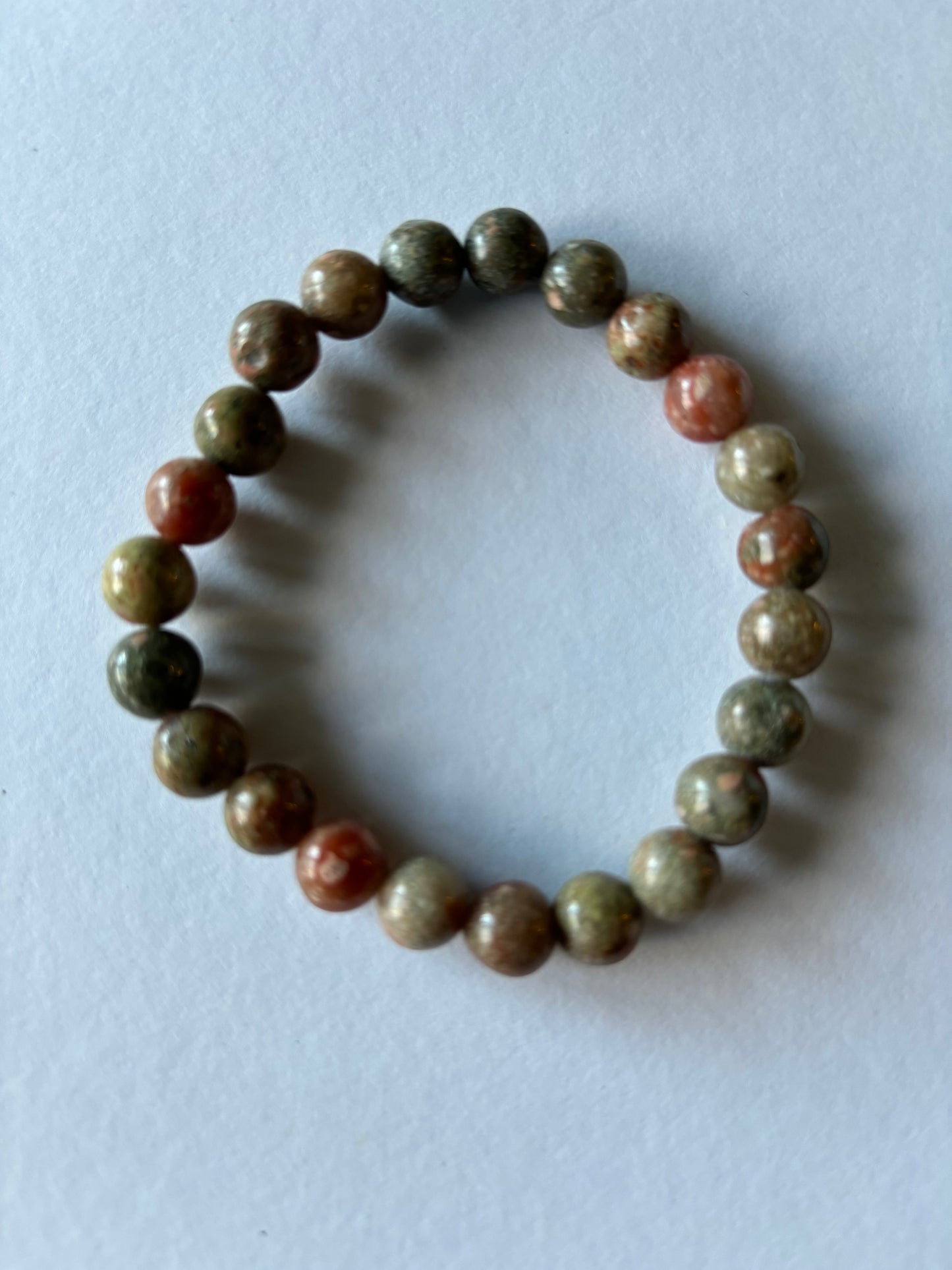 8 MM Autumn Jasper Stretch Bracelet