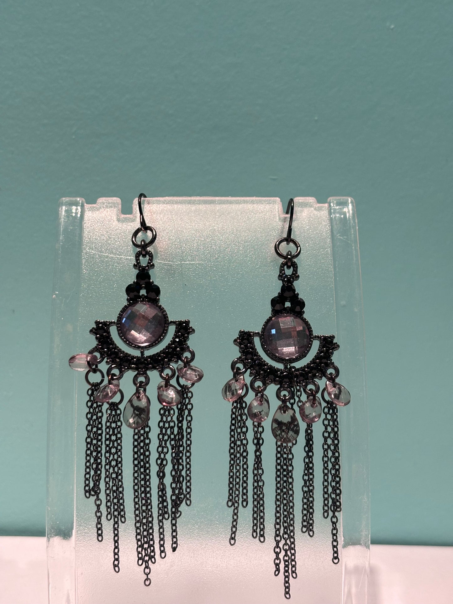 Black Goth Earrings