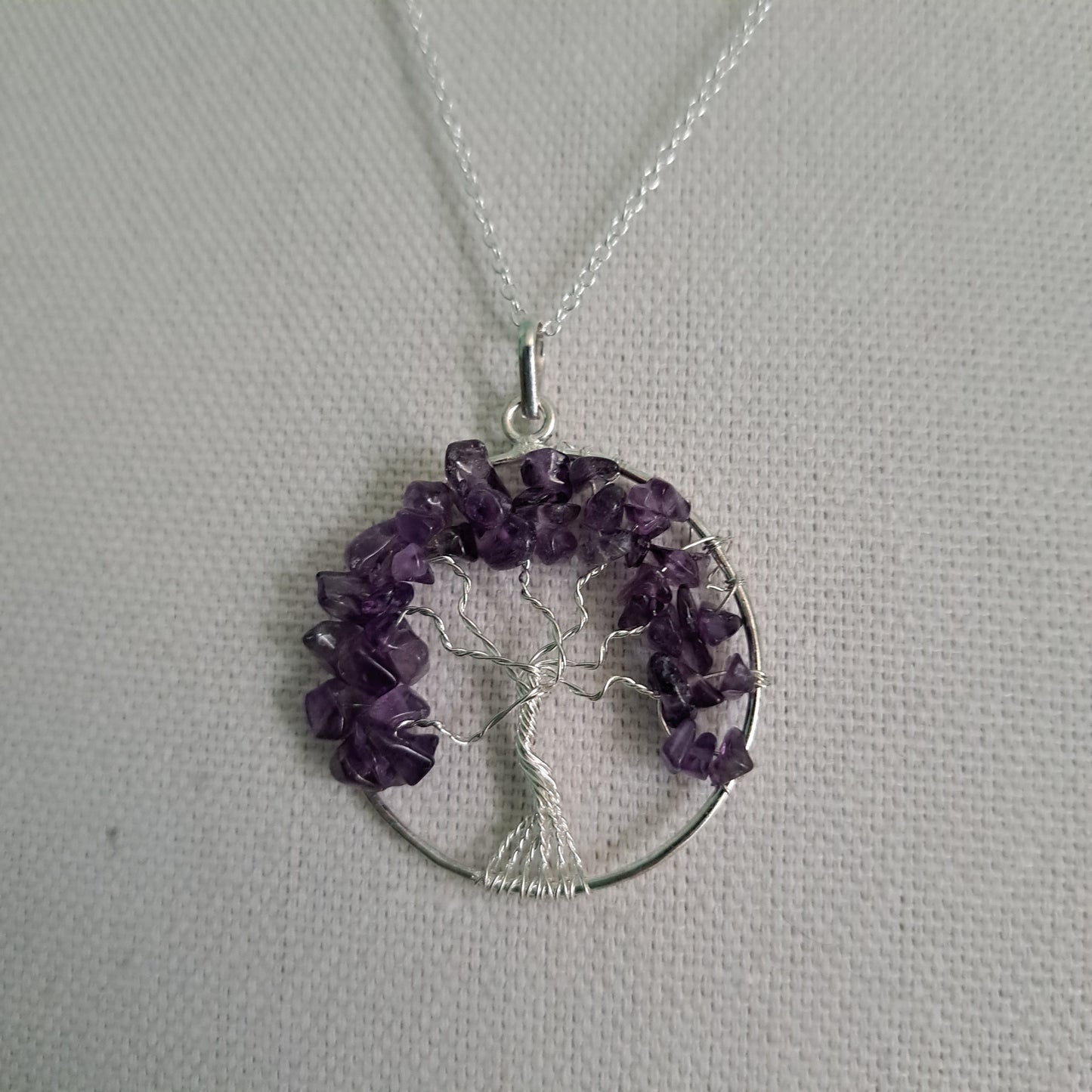 Amethyst Tree of Life Necklace