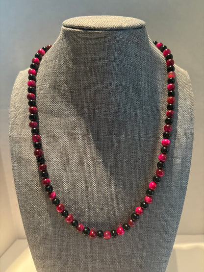 RISE: Fierce Fusion Set (Black Onyx + Magenta Tiger’s Eye)