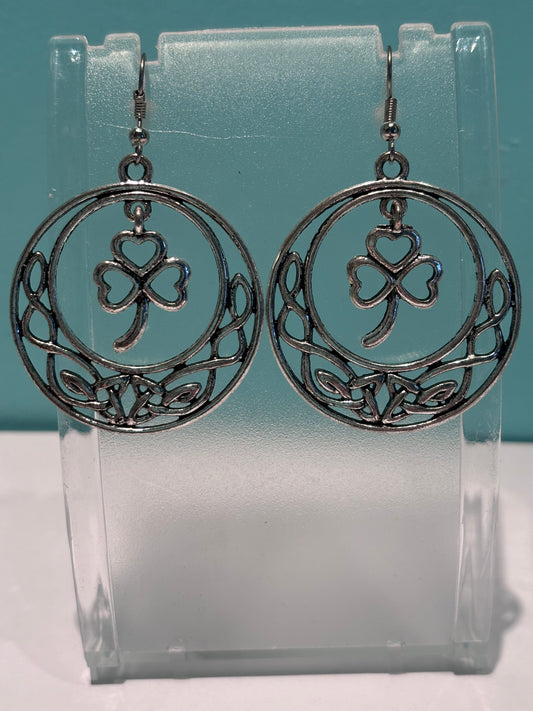 Celtic Clover Earrings