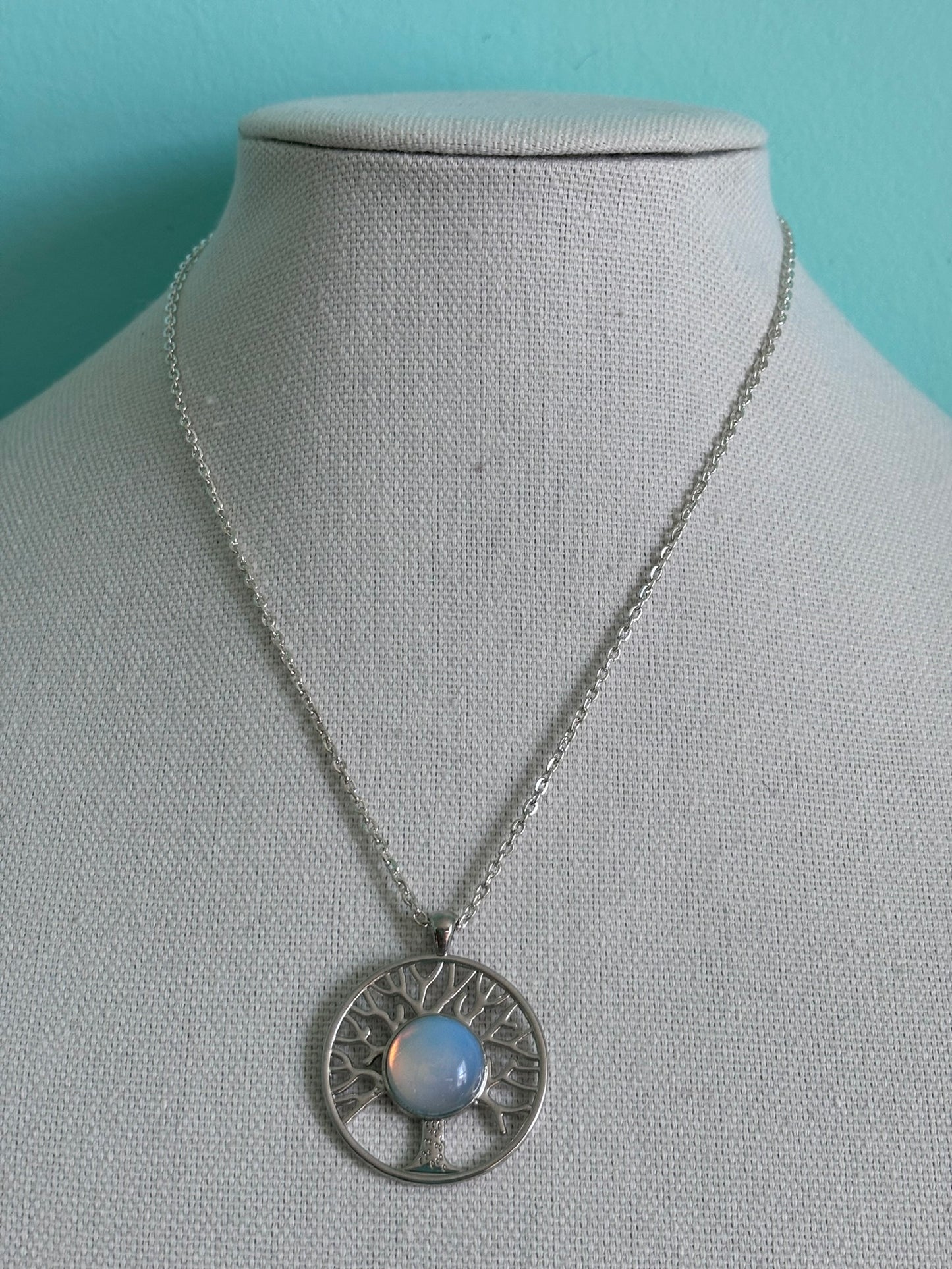 Opalite Tree of Life Necklace